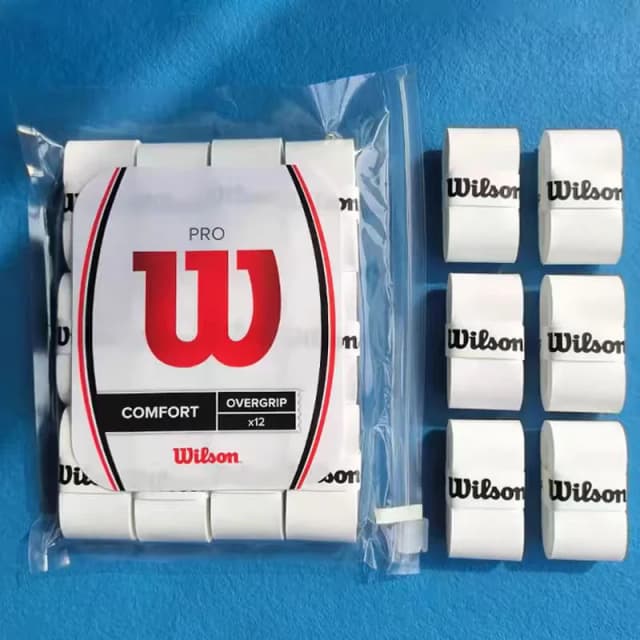 Wilson-Cinta de agarre antideslizante para raqueta de tenis, cinta de agarre para caña de pescar, banda para el sudor, mango de Pu, 12/24/48 piezas