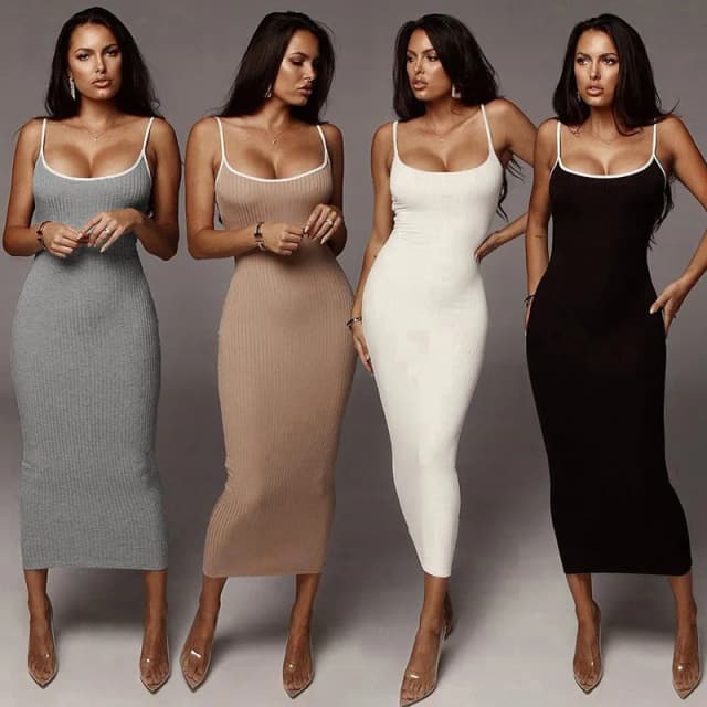 Vestido Sexy ajustado Kint a la moda, vestido largo de noche con espalda descubierta para mujer, vestido largo elegante ajustado de color melocotón para fiesta y discoteca