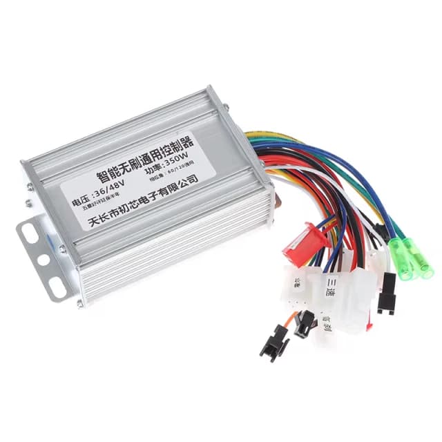 Controlador de Motor CC sin escobillas para bicicleta eléctrica, 36/48V, 350W, accesorios para bicicleta eléctrica