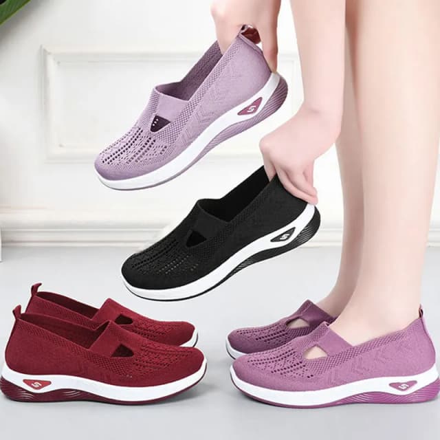 ​ Zapatos de mujer 2025, zapatillas informales de verano, suela gruesa de malla transpirable, asequible, envío gratis ​