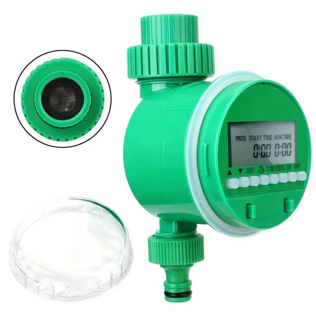 Temporizador electrónico de riego de jardín con pantalla LCD, controlador de riego automático, válvula de inteligencia, dispositivo de Control de riego