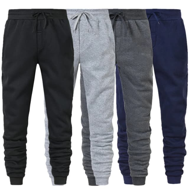 Pantalones deportivos informales a la moda para hombre, pantalones deportivos para gimnasio, pantalones de chándal para correr, pantalones largos para correr y entrenar