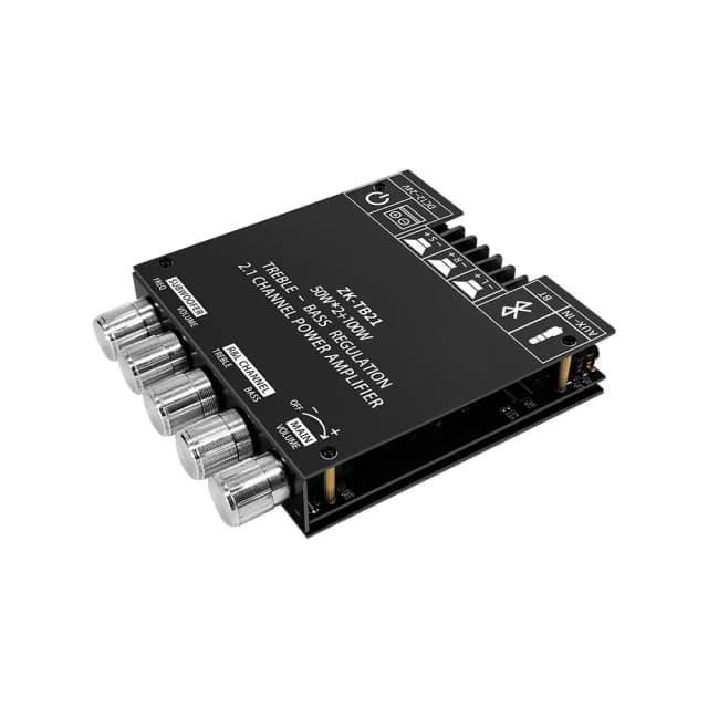 ZK-TB21 Bluetooth 5,0 placa amplificadora para subwoofer 50W * 2 + 100W 2,1 canales de potencia Audio estéreo amplificador de graves TPA3116D2