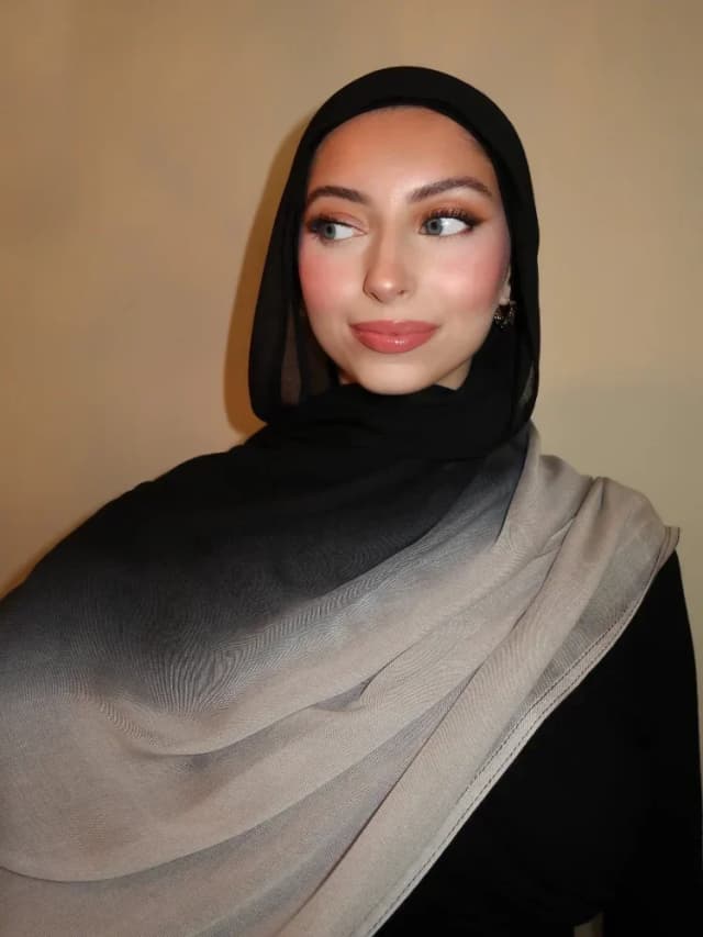 2024 Hijabs de Modal de rayón degradado Premium, bufanda Hijab de algodón para mujer, envolturas y chales de gran tamaño, diadema musulmana, turbante islámico