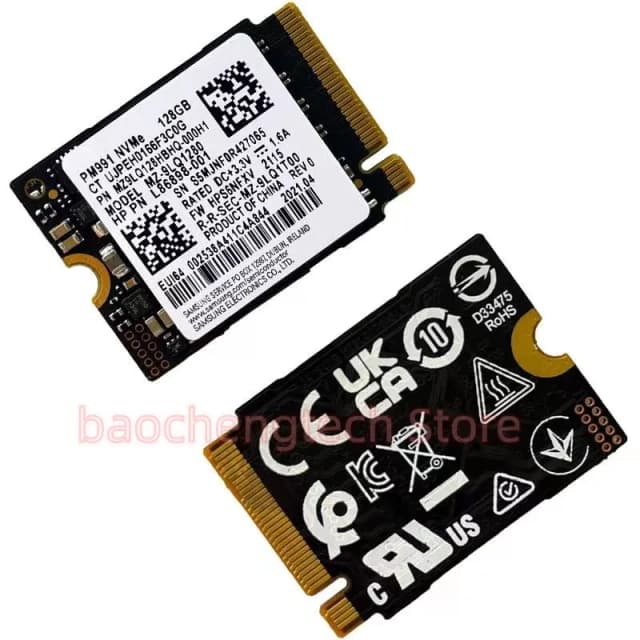 PM991 128GB SSD M.2 2230 PCIe 3,0x4 NVME unidad interna de estado sólido para Microsoft Surface Pro 7+ Steam Deck compatible con Samsung