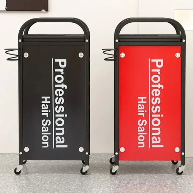 Carro de herramientas de peluquería, carrito rodante para peluquero, pestañas y tatuajes, para uso en Spa y salón, organizador de salón portátil