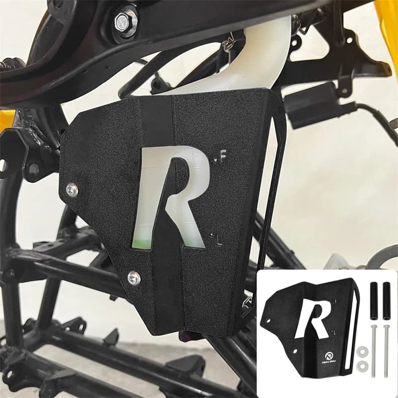 Cubierta protectora de tanque de expansión de motor ATV de aluminio para Yamaha Raptor 700 2006-2011 2013-2020 700R 2012 2016-2020