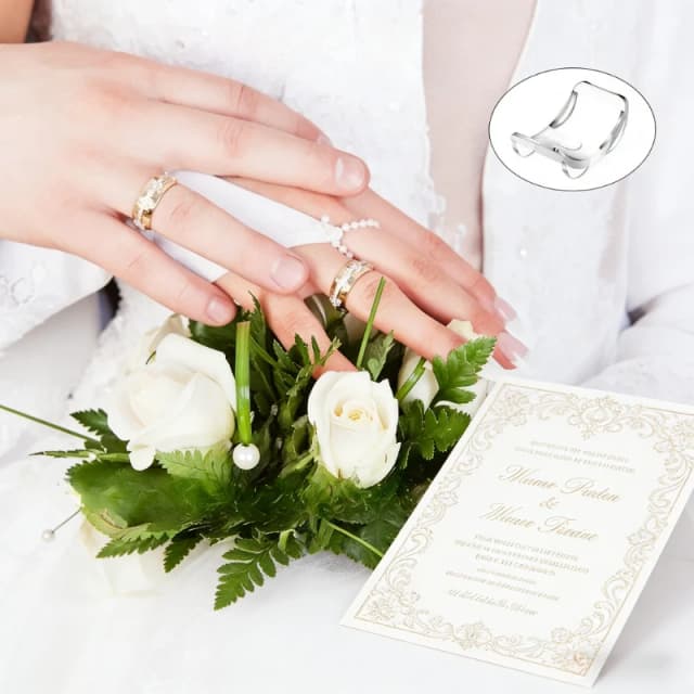 Juego de 8 Ajustadores de Anillos de Silicona para Anillos Holgados, Herramienta de Joyería Antideslizante - Reductor Universal para Anillos de Boda y Compromiso