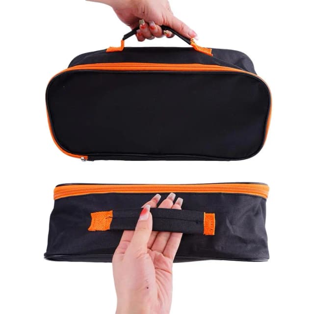 Bolsa de herramientas portátil Oxford, bolsa de herramientas para electricista, organizador, bolsa de herramientas, bolsa de herramientas impermeable, almacenamiento de garaje