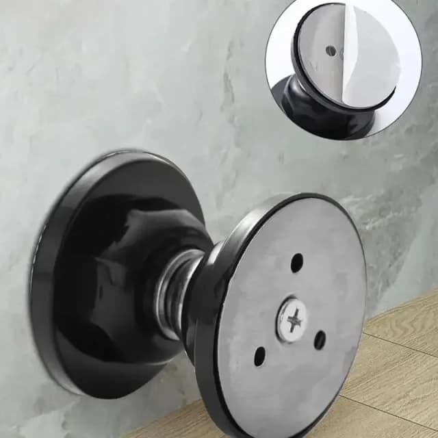 Tope de Puerta de Silicona, Magnético, Silencioso, Anticolisión, para Hotel y Hogar, Barrera de Succión para Puerta