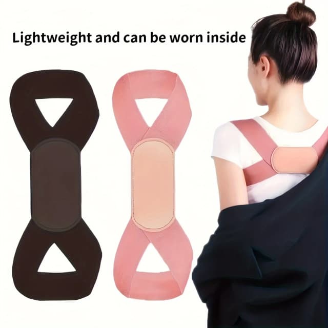 Corrector de postura invisible transpirable para mujer: accesorio de soporte de espalda moderno y cómodo