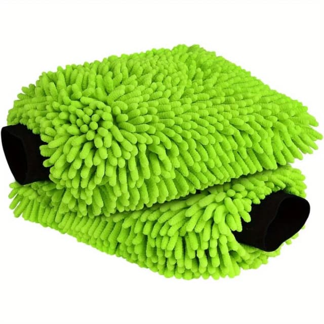 Microfibra para limpieza de coches y bicicletas eléctricas, juego de 1/2 piezas sin arañazos y sin pelusa, guantes de lavado de coches de microfibra de pelusa de alta calidad