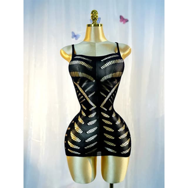 Vestido de rejilla calado con cubierta sexy sin bikini vacaciones de verano DSH602