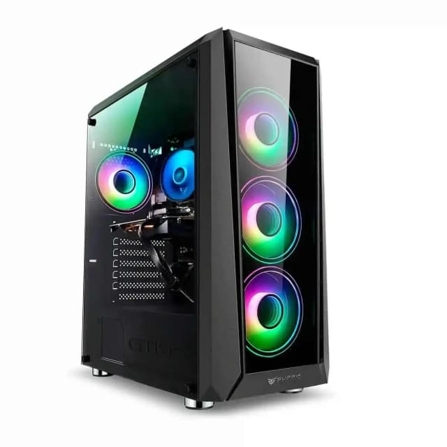 PC GAMING PC RACING AMD RYZEN 5 4650G - 16GB DDR4 - 256GB SSD + 1TB HDD - GRAFICA RADEON VEGA 7 - WIFI - WINDOWS 11 PRO - PC Gamer, ordenador de sobremesa
