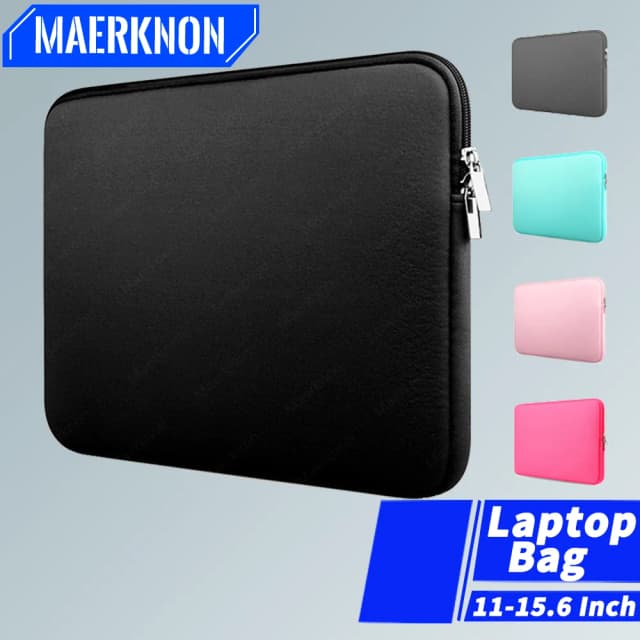Bolsa para ordenador portátil de 11-15,6 pulgadas, funda suave para ordenador, bolsa de viaje de oficina y negocios para Macbook Air Pro Xiaomi MateBook HP Dell Lenovo