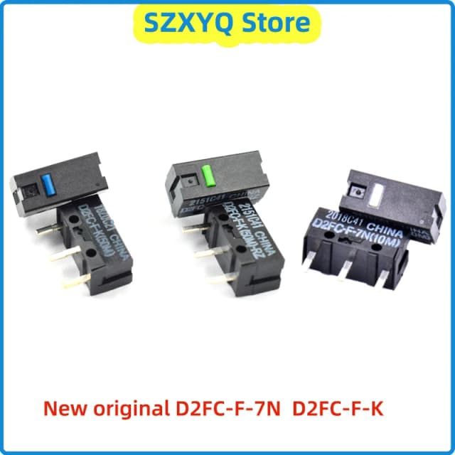 Interruptor de botón del ratón D2FC-F-7N D2FC-F-K(50M) D2FC-F-7N(20M)(OF) D2FC-F-7N(10M)(OF) Microinterruptor del ratón para interruptor de ratón omron