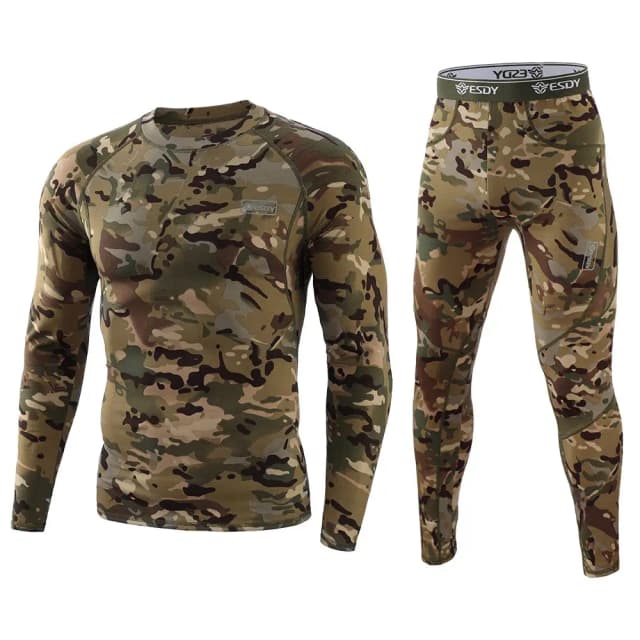 Conjuntos de ropa interior térmica para hombre, ropa interior térmica elástica antimicrobiana de secado rápido, Calzoncillos largos cálidos para Fitness, novedad de invierno de 2024
