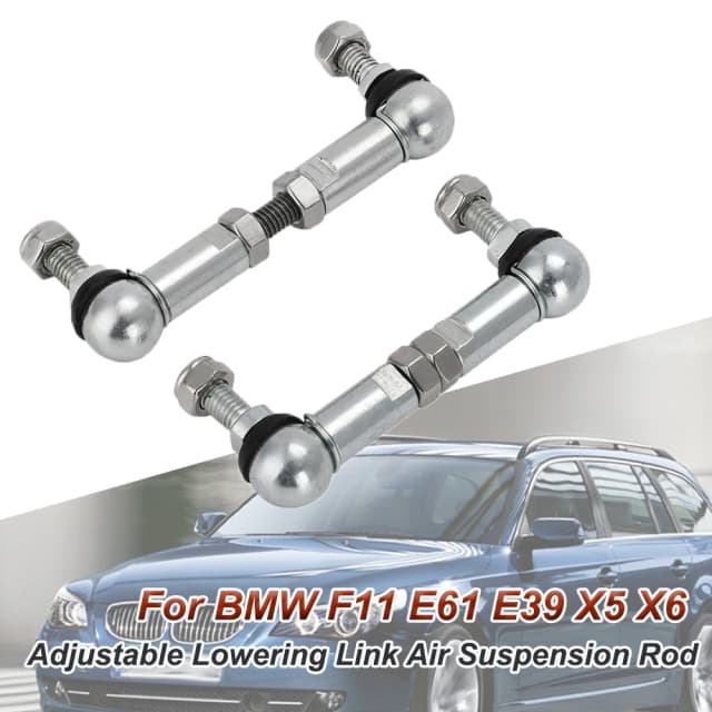 Varilla de suspensión neumática trasera de enlace de bajada ajustable para BMW Touring F11 E61 E39 X5 X6 apta para 7 series o X5/6
