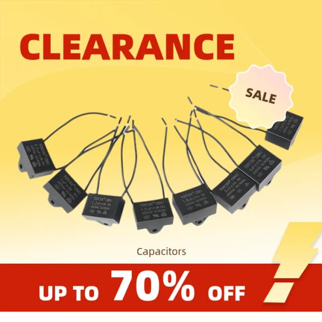 Clearance_5PCS CBB61 Condensador de ventilador 450V 0.8uF 1uF 1.2uF 1.5uF 2.0uF 3.0uF 4.0uF 4.5uF 5.0uF 6.0uF 7.0uF 8.0uF 10uF Capa de arranque