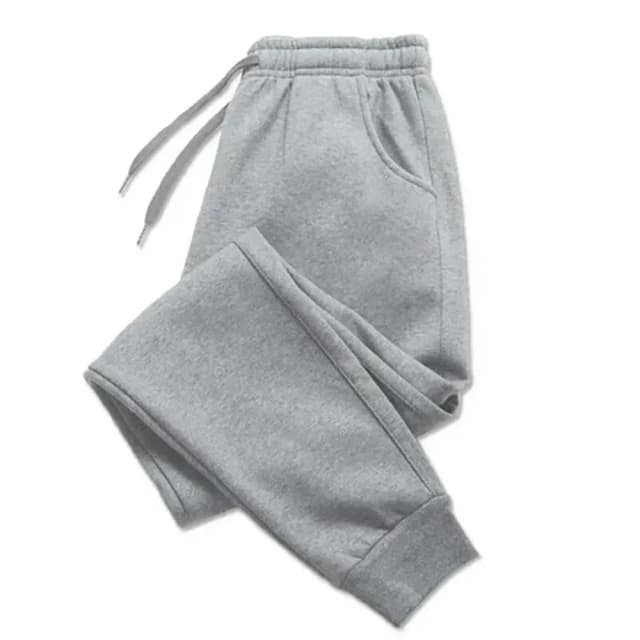 Pantalones Casuales para Hombre, Pantalones Deportivos de Forro Polar para Otoño e Invierno, Pantalones de Correr, Gimnasio, Deporte, Moda, Color Sólido, Pantalones Largos de Entrenamiento