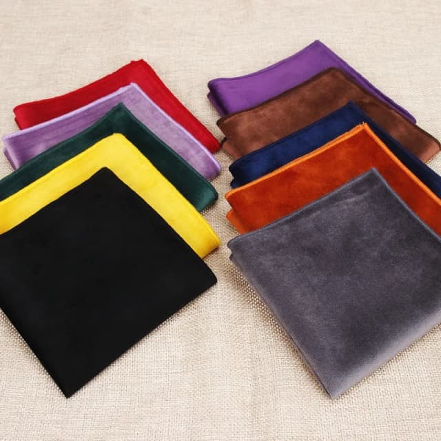 Pañuelo cuadrado de bolsillo para hombre, traje de 23x23cm, color verde, rojo y azul marino, Estilo Vintage, ideal para boda, novedad