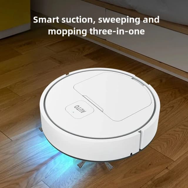 2024 Nieuwe volautomatische robotstofzuiger Intelligente geluidsarme vloerveger Stofvanger Tapijtreiniger Zwart of wit